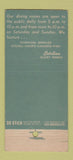 Matchbook Cover - Catalina Guest Ranch Tucson AZ 30 Stick