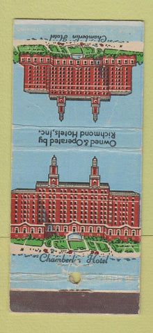 Matchbook Cover - Chamberlin Hotel Old Point Comfort VA 30 Stick