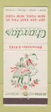 Matchbook Cover - Chardas New York City Hungarian 30 Stick