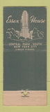 Matchbook Cover - Casino on the Park Essex House New York City WEAR 30 Stick