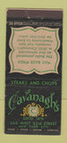 Matchbook Cover - Cavanagh's New York City restaurant 30 Stick