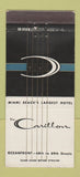 Matchbook Cover - The Carillon Miami Beach FL hotel 30 Stick