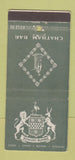 Matchbook Cover - Chatham Bar Hotel New York City 30 Stick