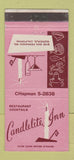 Matchbook Cover - Candlelite Inn Glendale CA 30 Stick