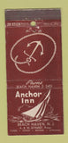 Matchbook Cover - Anchor Inn Beach Haven NJ 30 Stick
