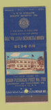 Matchbook Cover - American Legion Buffalo NY Adam Plewacki Post 30 Stick