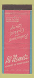 Matchbook Cover - Al Nemets Restaurant Chicago IL 30 Stick