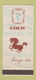 Matchbook Cover - Acres Whippany NY Palomino Lounge 30 Stick