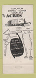 Matchbook Cover - Acres Whippany NY Palomino Lounge 30 Stick
