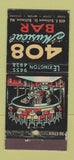Matchbook Cover - 408 Musical Bar Baltimore MD 30 Stick