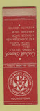 Matchbook Cover - Young Men's Christian Association Youngstown OH SAMPLE