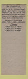 Matchbook Cover - National Bowling Recreation Arena New York City SAMPLE