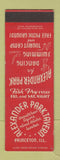 Matchbook Cover - Alexander Park Tavern Princeton IL SAMPLE