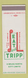Matchbook Cover - Tripp Restaurant Nashville TN SAMPLE
