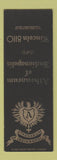 Matchbook Cover - Athenaeum of Indianapolis IN SAMPLE