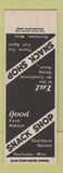 Matchbook Cover - Snack Shop Rochester MN SAMPLE