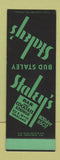 Matchbook Cover - Staley's Bar Oakland CA SAMPLE