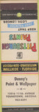 Matchbook Cover - Pittsburgh Paoint Youngtown AZ