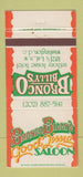 Matchbook Cover - Bronco Billy's Good Time Saloon Washington DC 30 Strike