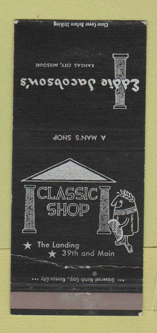 Matchbook Cover - Eddie Jacobson's Men's Store Kansas City MO 30 Strike