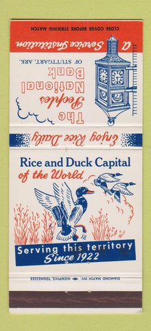 Matchbook Cover - Peoples National Bank Stuttgart AR 30 Strike