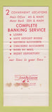 Matchbook Cover - Peoples National Bank Stuttgart AR 30 Strike