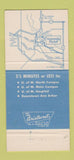 Matchbook Cover - University Motel Ann Arbor MI 30 Strike