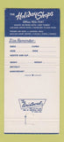 Matchbook Cover Holiday Shops Clothes Waikiki Kona Lahaina Hawaii WEAR 30 Strike