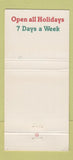 Matchbook Cover - Mamma Leone's Restaurant New York City WEAR 30 Strike
