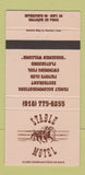 Matchbook Cover - Stable Motel Sallisaw OK 30 Strike