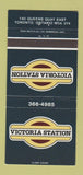 Matchbook Cover - Victoria Station Toronto ON 30 Strike