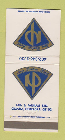 Matchbook Cover - New Paxton Hotel Omaha NE 30 Strike
