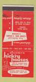 Matchbook Cover - Stickney's Hickry Houses Palo Alto CA WEAR 21 Strike Feature