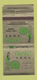 Matchbook Cover - Kwan's Chinese Restaurant Scottsdale AZ girlie 30 Strike