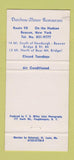 Matchbook Cover - Dutchess Manor Restaurant Beacon NY 30 Strike