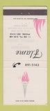 Matchbook Cover - Plame Restaurant Cincinnati OH 30 Strike
