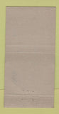 Matchbook Cover - Duval Hotel Duval SK girlie Bill Schooley 30 Strike