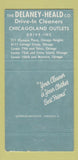 Matchbook Cover - Delaney Heald Drive In Cleaners Chicago IL 30 Strike
