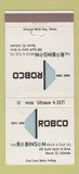 Matchbook Cover - Robco Robinson Tile Brick Denver Colorado 30 Strike