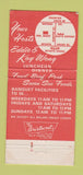 Matchbook Cover - Kay's Cathay Restaurant Chinese San Diego CA 30 Strike