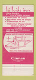 Matchbook Cover - Hillside Inn Plymouth MI 30 Strike