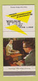 Matchbook Cover - Webster Electric Teletalk Racine WI 30 Strike