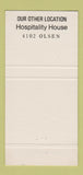 Matchbook Cover - Liquor Mart Hospitality House Amarillo TX 30 Strike