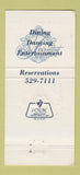 Matchbook Cover - Fairmont Hotel New Orleans LA 30 Strike