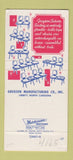 Matchbook Cover - Saturn Gregson Office Furniture Liberty N 30 Strike