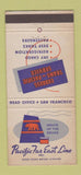 Matchbook Cover - Pacific Far East Line San Francisco CA shipping  30 Stick
