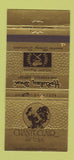 Matchbook Cover - Chante Clair Holiday Inn Indianapolis IN airport 30 Strike