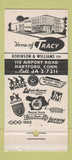 Matchbook Cover - Tracy Robinson Williams Industrial Hartford CT WEAR 30 Strike