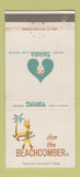 Matchbook Cover - Sahara Casino Las Vegas NV Don the Beachcomber WEAR 30 Strike