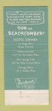 Matchbook Cover - Sahara Casino Las Vegas NV Don the Beachcomber WEAR 30 Strike